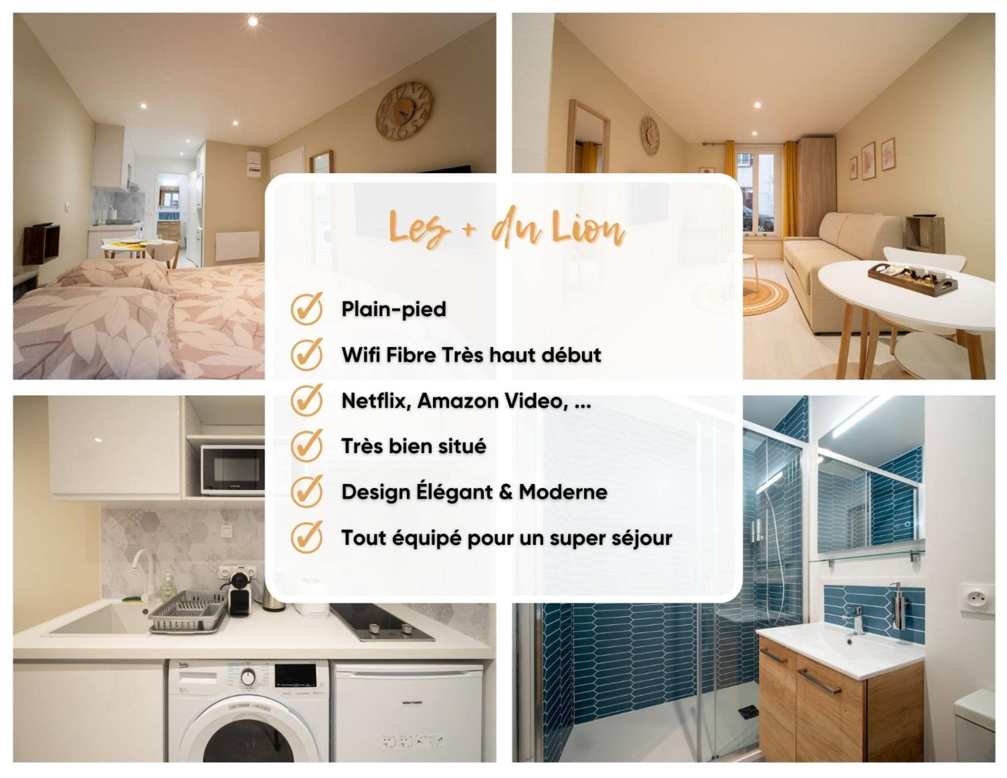 Le Lion - Plain-Pied, Wifi, Yt Premium - 2Rfhomes 蒂耶里堡 外观 照片